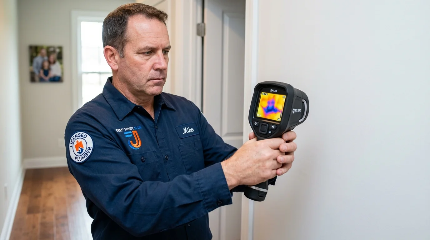 Thermal imaging leak detection by Johns Plumbing LLC in Stevenson Ranch